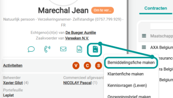 Bemiddelingsfiche